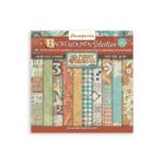 Plakboekpapier 20x20 Furry Friends Achtergronden Stamperia