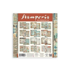 Plakboekpapier 30x30Furry Friends Stamperia