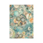 Rijstpapier Furry Friends harmony of Circles and Textures A4 Stamperia