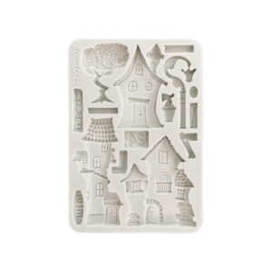 Siliconen Mal Furry Friends Huisjes Stamperia A5