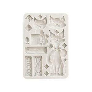 Siliconen Mal Furry Friends Katten Stamperia A5