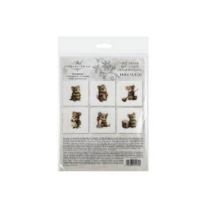 Mini Rijstpapier Set Muizenbaby's 6 Vellen Itd Collection