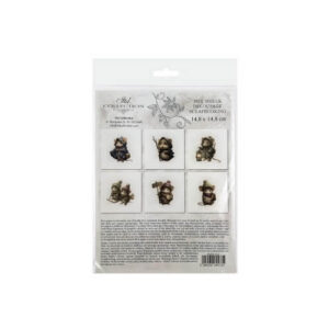 Mini Rijstpapier Set Muizenkindjes 6 Vellen Itd Collection