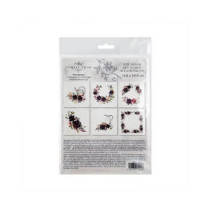 Mini Rijstpapier Set Pioenrozen 6 Vellen Itd Collection