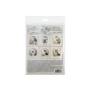 Mini Rijstpapier Set Puppies 6 Vellen Itd Collection