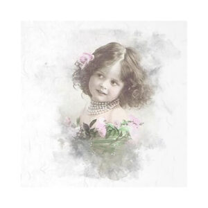 Mini Rijstpapier Set Vintage Foto 6 Vellen Itd Collection