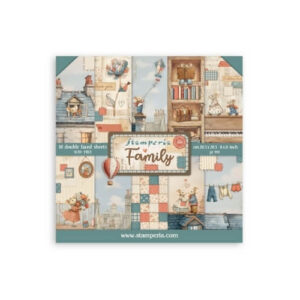 Plakboekpapier 20x20 Family Stamperia