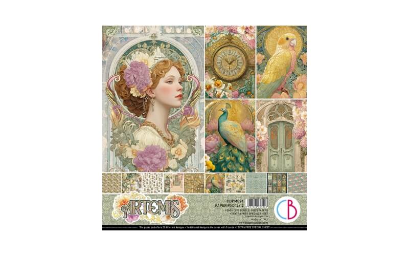 Plakboekpapier 30x30 Artemis Ciao Bella