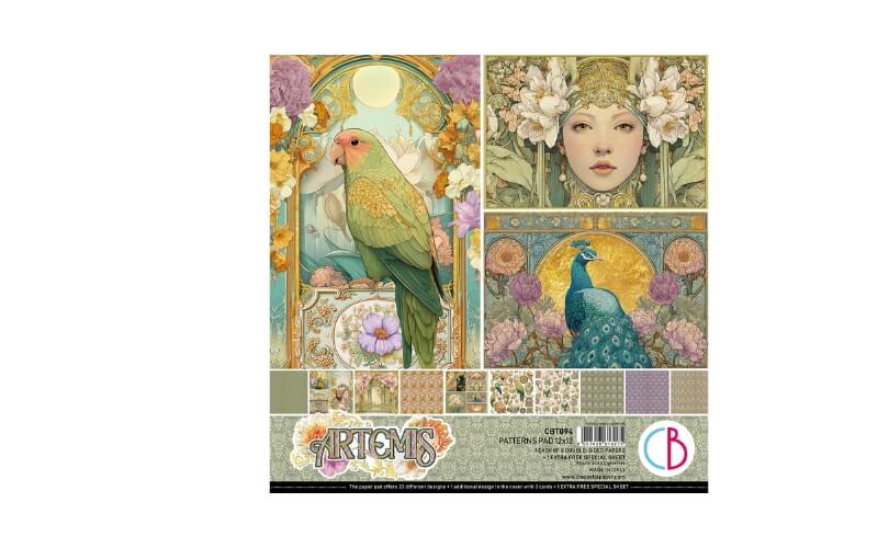 Plakboekpapier 30x30 Artemis Patterns Ciao Bella