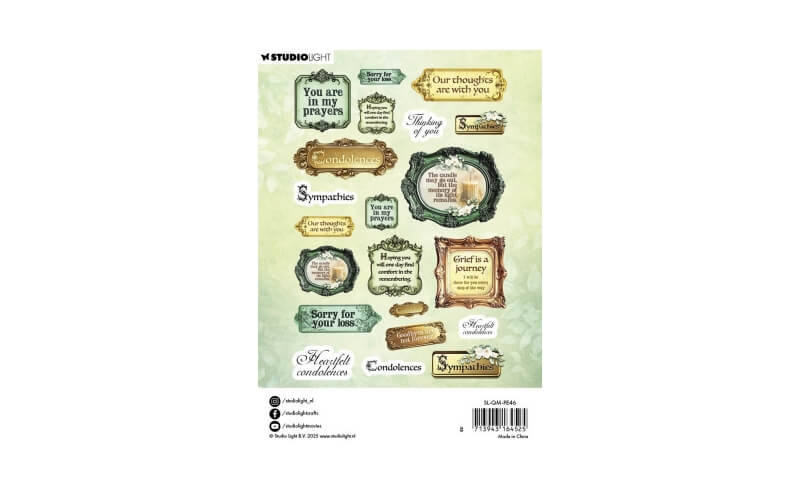 Quiet Morning Paper Elements Teksten Nagedachtenis Studio Light