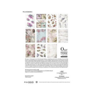 Rijstpapier Set Beautiful Flowers 11 Vellen Itd Collection