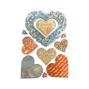 Siliconen Mal A5 Family Hearts Stamperia