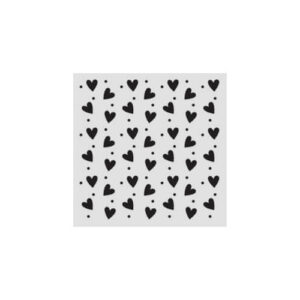 Stencil Family Heart Texture 12x12 Stamperia