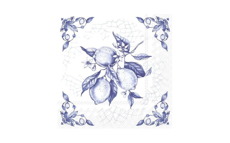 Lemon on Tile Lunch Servetten 5st. IHR