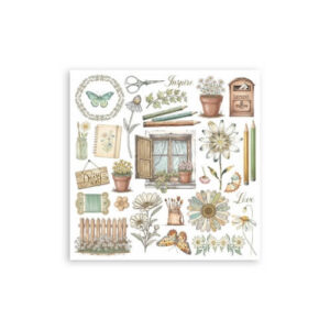 Rub-on Set Daisy Art Stamperia