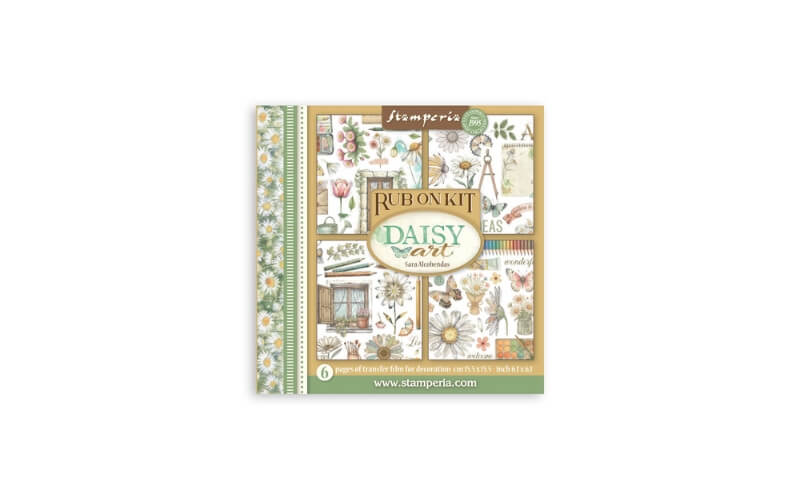Rub-on Set Daisy Art Stamperia