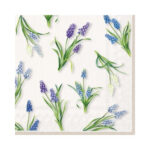 Spring Muscari Lunch Servetten 5st. IHR