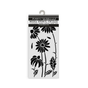Stencil Daisy Art Daisies 12x25 Stamperia