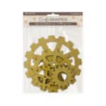Houten Vorm Gardens of Time Gears Stamperia