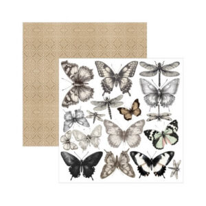 Plakboekpapier 15x15 Typographic Ciao Bella