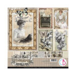Plakboekpapier 30x30 Typographic Ciao Bella