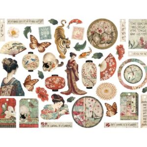 Die Cuts Oriental Garden Stamperia