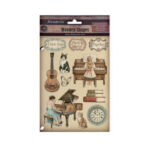 Gekleurde Houten Vormen Symphony Stamperia