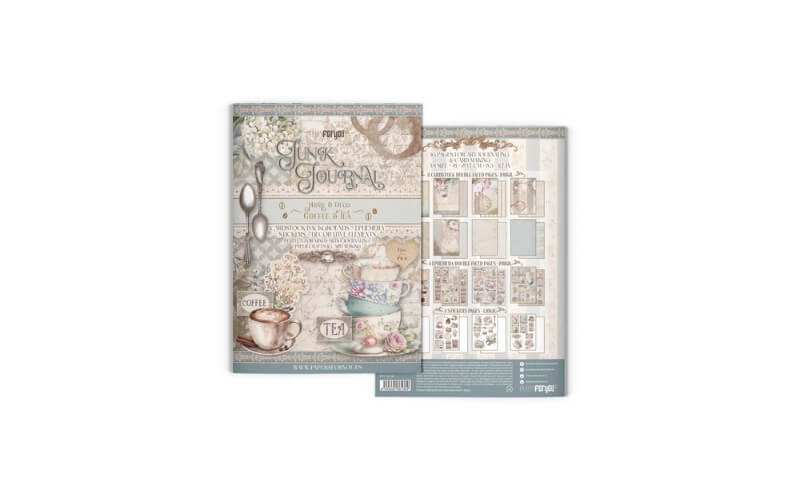 Junk Journal A4 Coffee and Tea Papers for You
