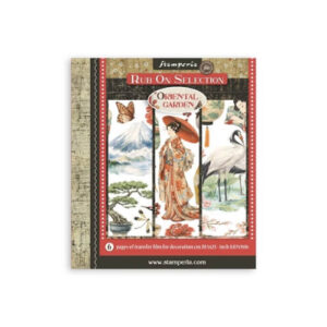 Rub-On 20,5x23cm Assortment Oriental Garden Stamperia