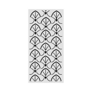 Stencil Oriental Garden Borders 12x25 Stamperia
