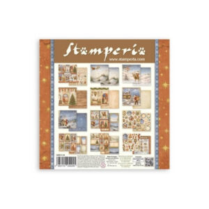 Plakboekpapier 20x20 Silent Night Stamperia