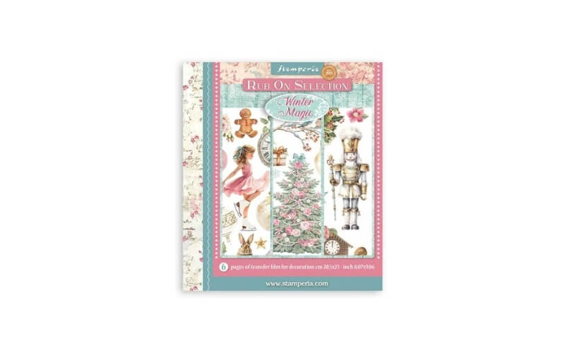 Rub-On 20,5x23cm Assortment Winter Magic Stamperia