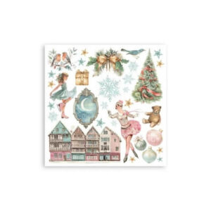 Rub-On Set Winter Magic Stamperia