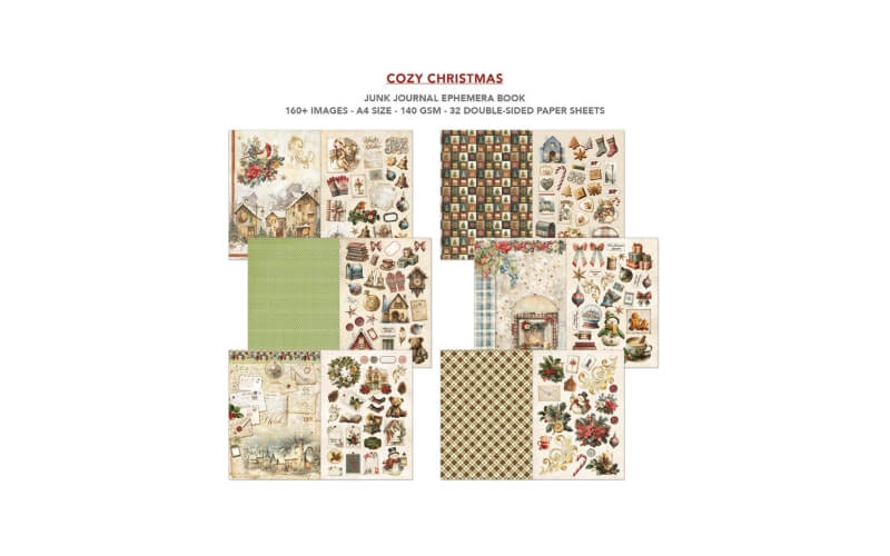 Junk Journal Cozy Christmas Ciao Bella