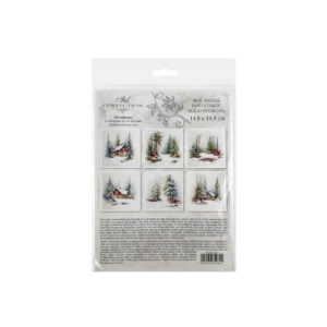 Mini Rijstpapier Set Cottage 6 Vellen Itd Collection