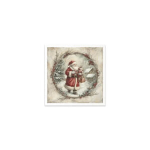 Mini Rijstpapier Set Kerst kinderen 6 Vellen Itd Collection
