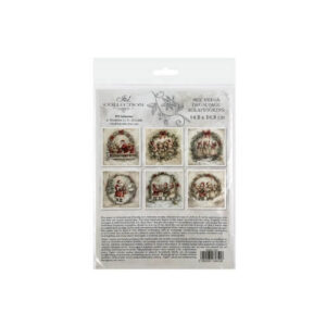 Mini Rijstpapier Set Kerst kinderen 6 Vellen Itd Collection