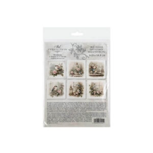 Mini Rijstpapier Set Kleine Vogels 6 Vellen Itd Collection