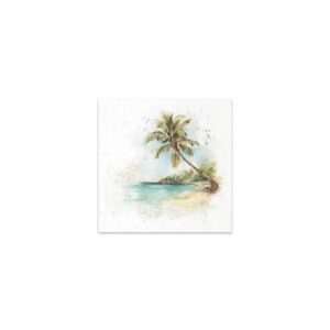 Mini Rijstpapier Set Tropische Strand 6 Vellen Itd Collection