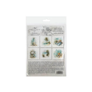 Mini Rijstpapier Set Tropische Strand 6 Vellen Itd Collection