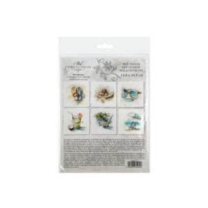 Mini Rijstpapier Set Tropische Vakantie 6 Vellen Itd Collection