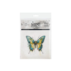 Mini Rijstpapier Set Vlinders 6 Vellen Itd Collection