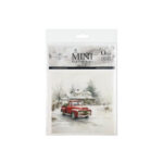 Mini Rijstpapier Set Winter Retro truck 6 Vellen Itd Collection