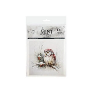Mini Rijstpapier Set Winterbos 6 Vellen Itd Collection