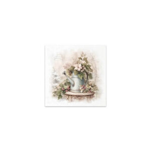 Mini Rijstpapier Set Winterroos 6 Vellen Itd Collection