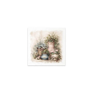 Mini Rijstpapier Set Winterroos 6 Vellen Itd Collection