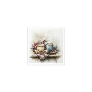Mini Rijstpapier Set Winterstilleven 6 Vellen Itd Collection