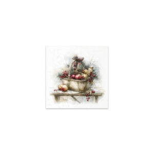 Mini Rijstpapier Set Winterstilleven 6 Vellen Itd Collection