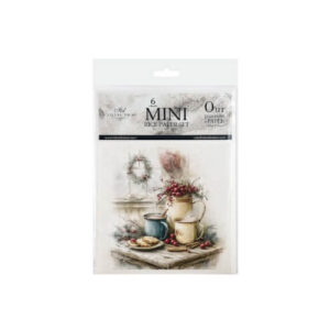 Mini Rijstpapier Set Winterstilleven 6 Vellen Itd Collection
