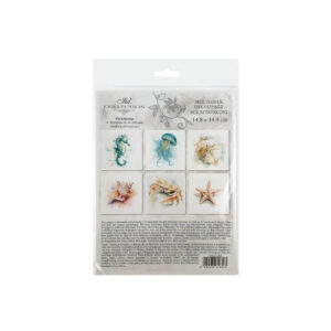 Mini Rijstpapier Set Zeebeesten 6 Vellen Itd Collection